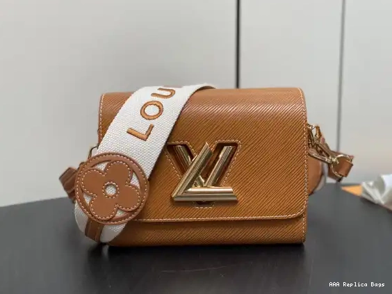 Aaa replica ru VUITTON TWIST LOUIS MM-23*17*9.5CM 0523